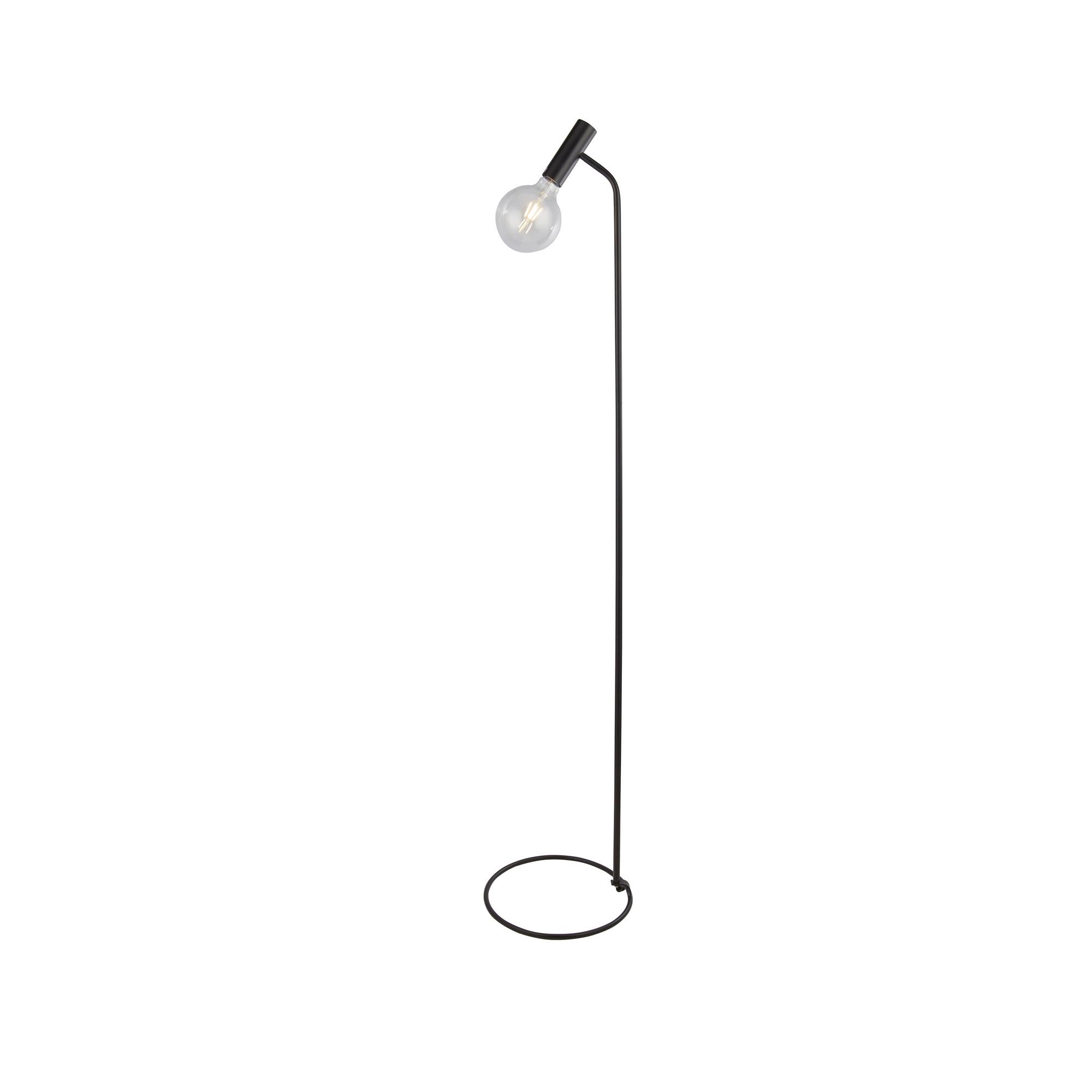 Stehleuchte Eu35722-1bk - Schwarz, Basics, Metall (30/152cm)
