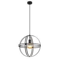 Hängeleuchte 15639h2 - Schwarz, Design, Metall (40/120cm) - Globo