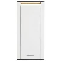 Függesztett Elem Alassio - grafitszürke/fehér, Modern, faalapú anyag (54,7/118,5/34cm) - Luca Bessoni