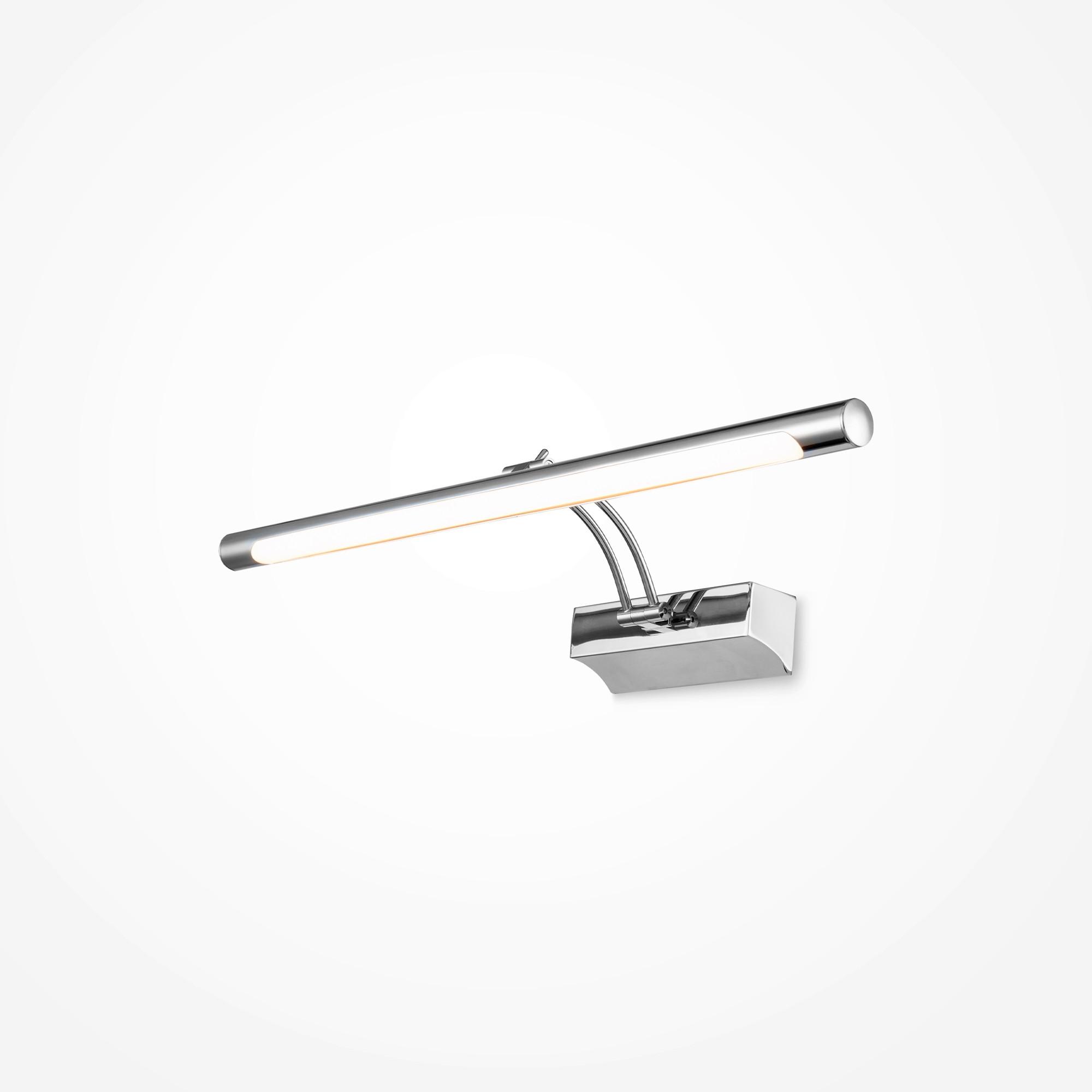 Spiegelleuchte Fino - Chromfarben, Trend, Metall (4,8/52/20cm) - MAYTONI