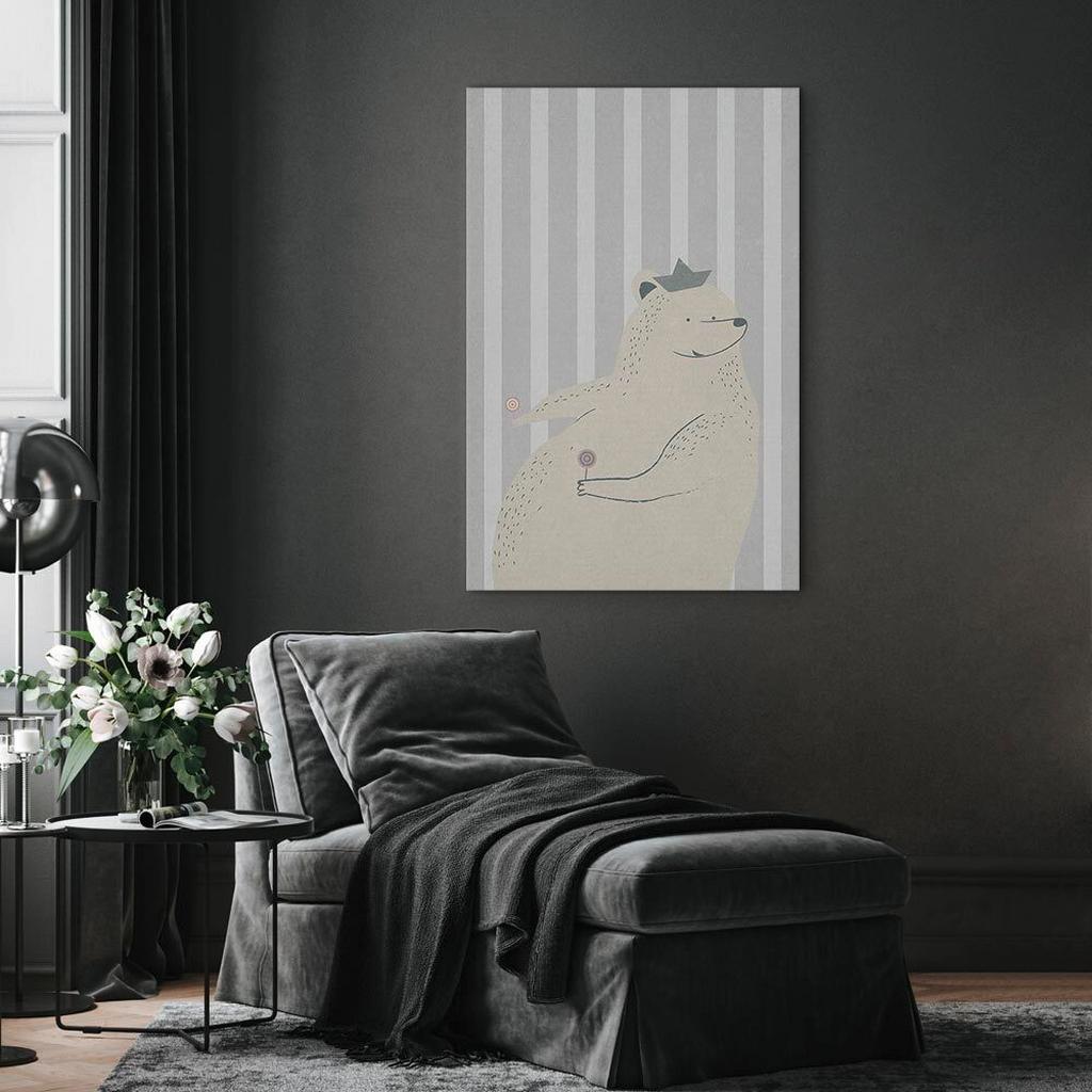 LEINWANDBILD Grau Hellgrau B: 40 cm