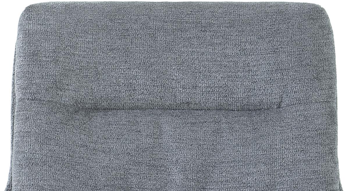 Armlehnstuhl Patrice Grau, Sitzfl. 360° drehbar - Schwarz/Grau, Design, Holz/Textil (57/88/67cm) - MID.YOU