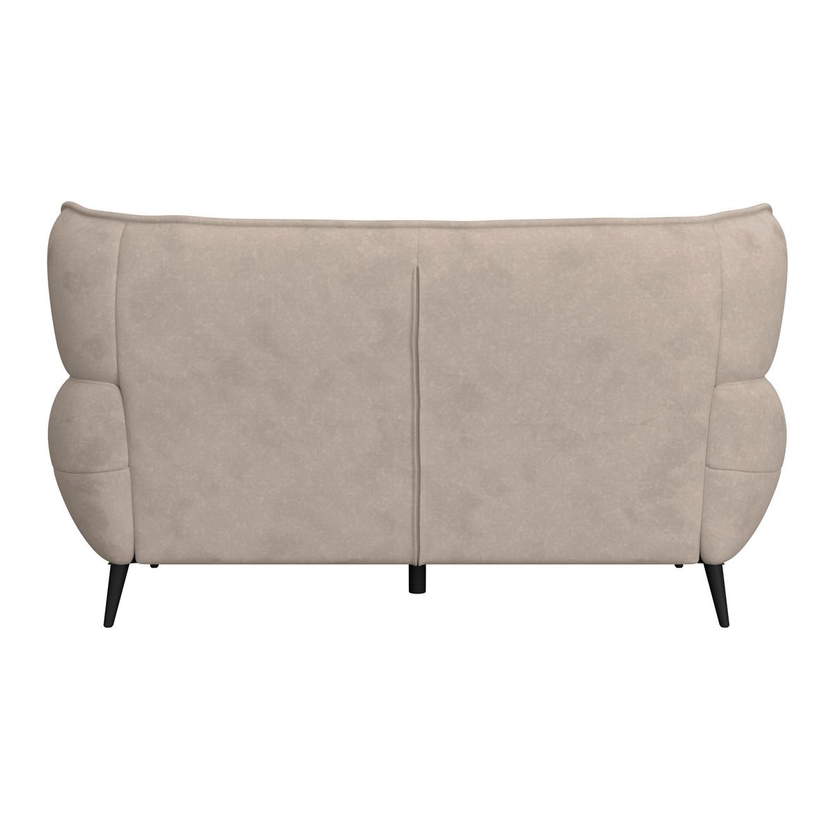 Dvojmiestna pohovka PESCARA, sahara - čierna/Sahara, Modern, textil (191/105/98cm)