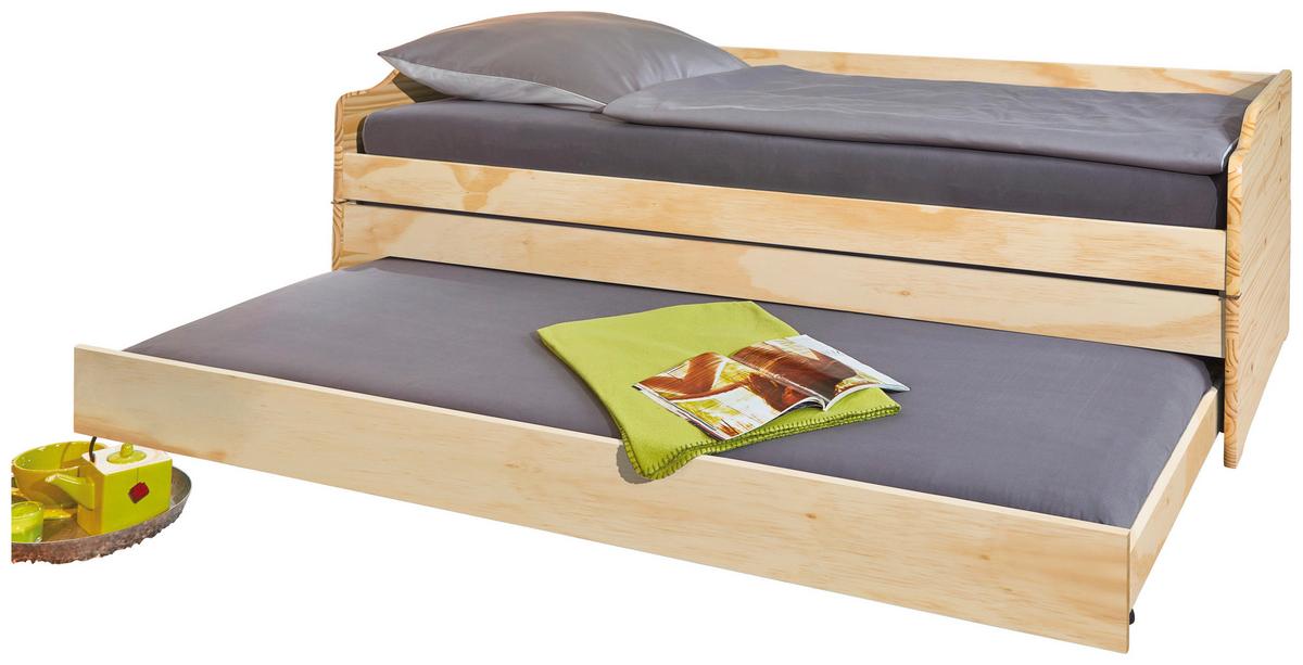 Kihúzható Ágy Lotar - natúr színű, Konventionell, fa (90/200cm) - MID.YOU