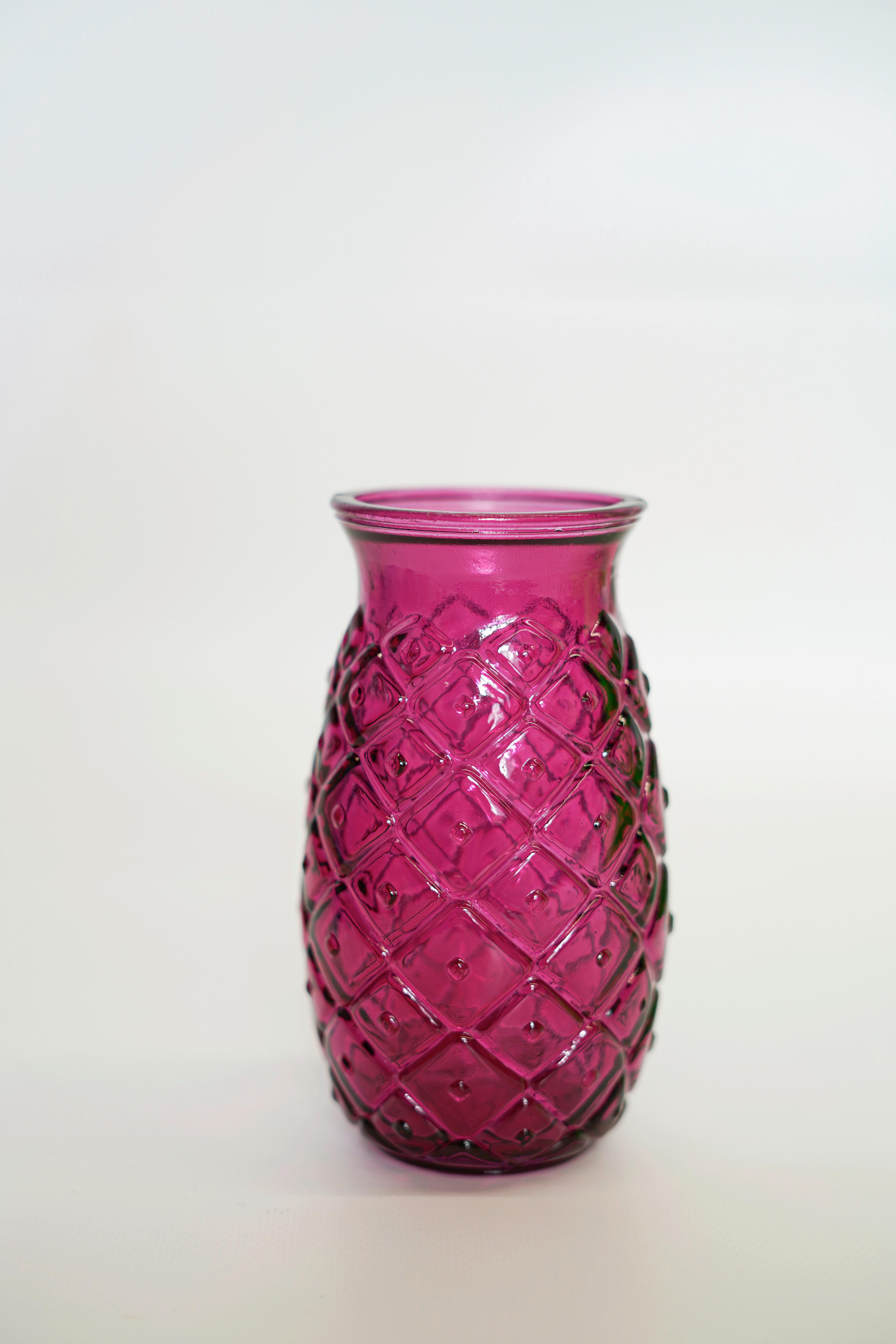 Pohár na pitie LIA - oranžová/magenta, Konventionell, sklo (9/14,5cm)