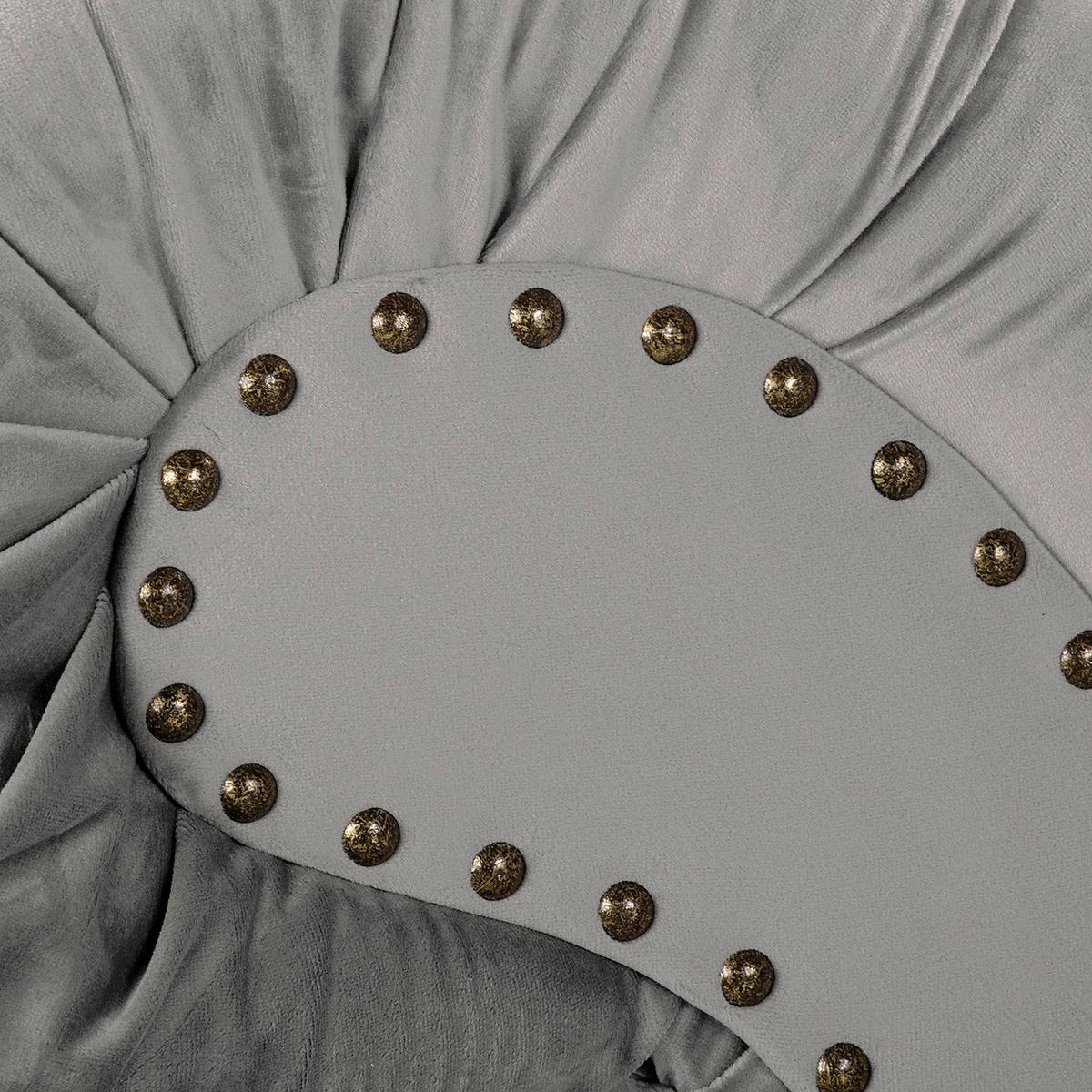 Récamiere Pako Grau B: 185cm - Braun/Grau, Design, Textil (185/93/75cm) - Livetastic