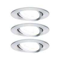 Deckenleuchte 3er-Set Ø 8,4 cm 1-Flammig, rund - Basics (8,4cm) - Paulmann