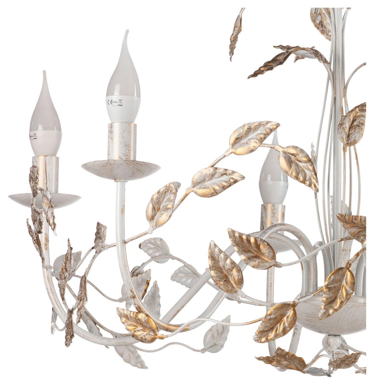 Kronleuchter Collana Perlmutt L: 70 cm - Perlmutt, Basics, Metall (70/70/110cm)