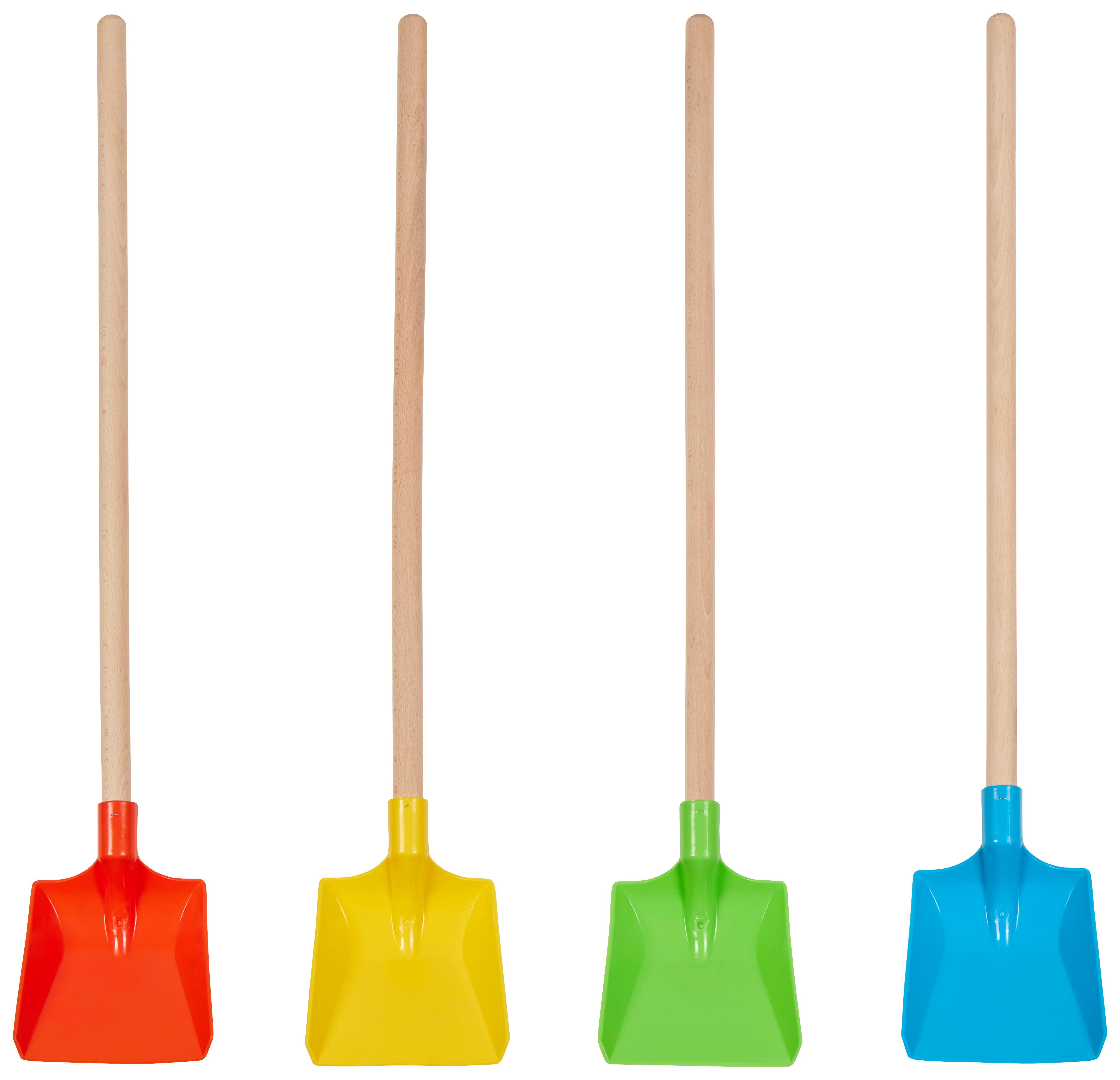 Kinderschaufel Schlaufi - Blau/Gelb, Basics, Kunststoff (77cm)