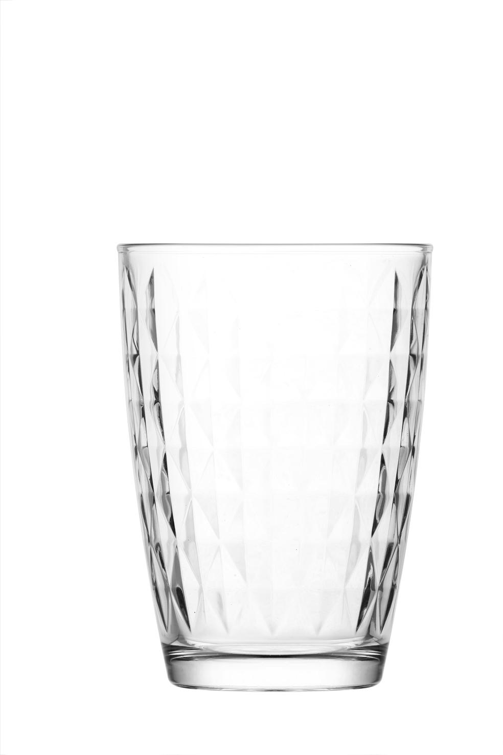 Trinkglas Trix ca. 415 ml - Transparent, KONVENTIONELL, Glas (8,6/12,2cm) - Luca Bessoni