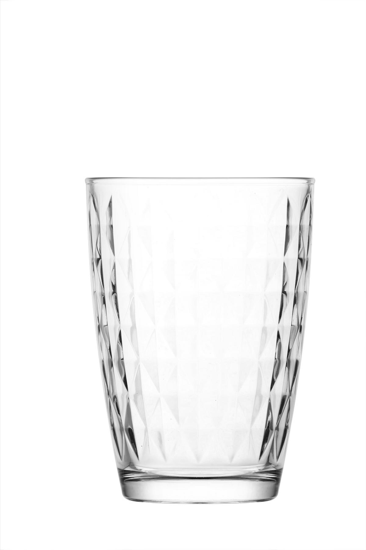Trinkglas Trix Ca. 415 Ml - Transparent, KONVENTIONELL, Glas (8,6/12,2cm) - Luca Bessoni