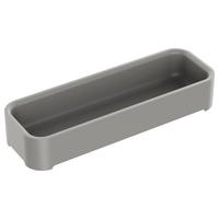 Pŕíborník LIS -EXT- - šedá, Moderní, plast (28,6/9,6/4,8cm) - Mömax