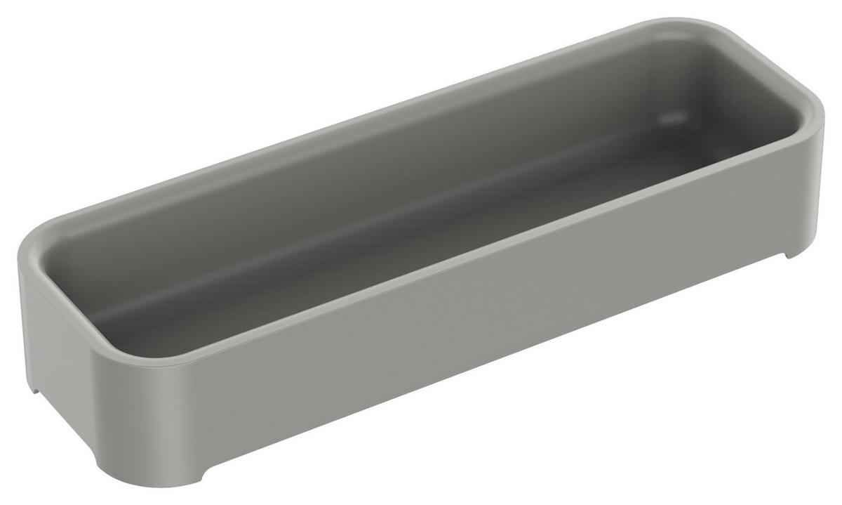 Pŕíborník LIS -EXT- - šedá, Moderní, plast (28,6/9,6/4,8cm) - Mömax