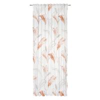 Készfüggöny Luana Kb. 140/245cm - barna/fehér, Lifestyle, textil (140/245cm) - Story of Nature