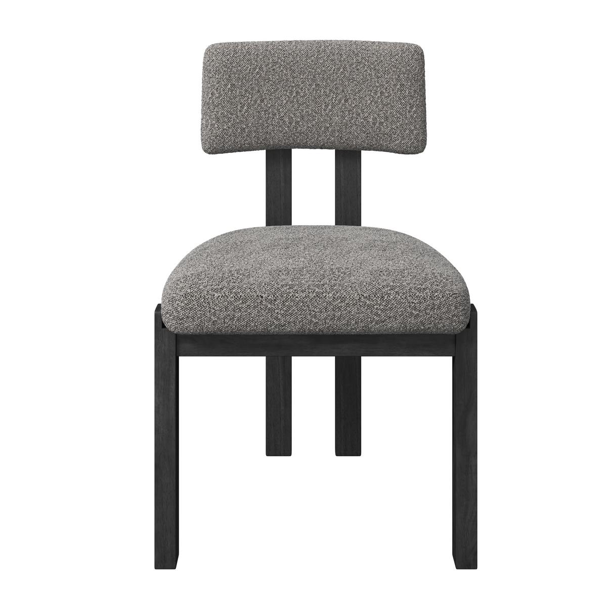 STOLIČKA JONNA - prírodná farba/svetlosivá, Modern, drevo/textil (51/82/53cm) - Bessagi Home