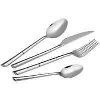 Besteckset Sybille - Edelstahlfarben, Design, Metall - Luca Bessoni