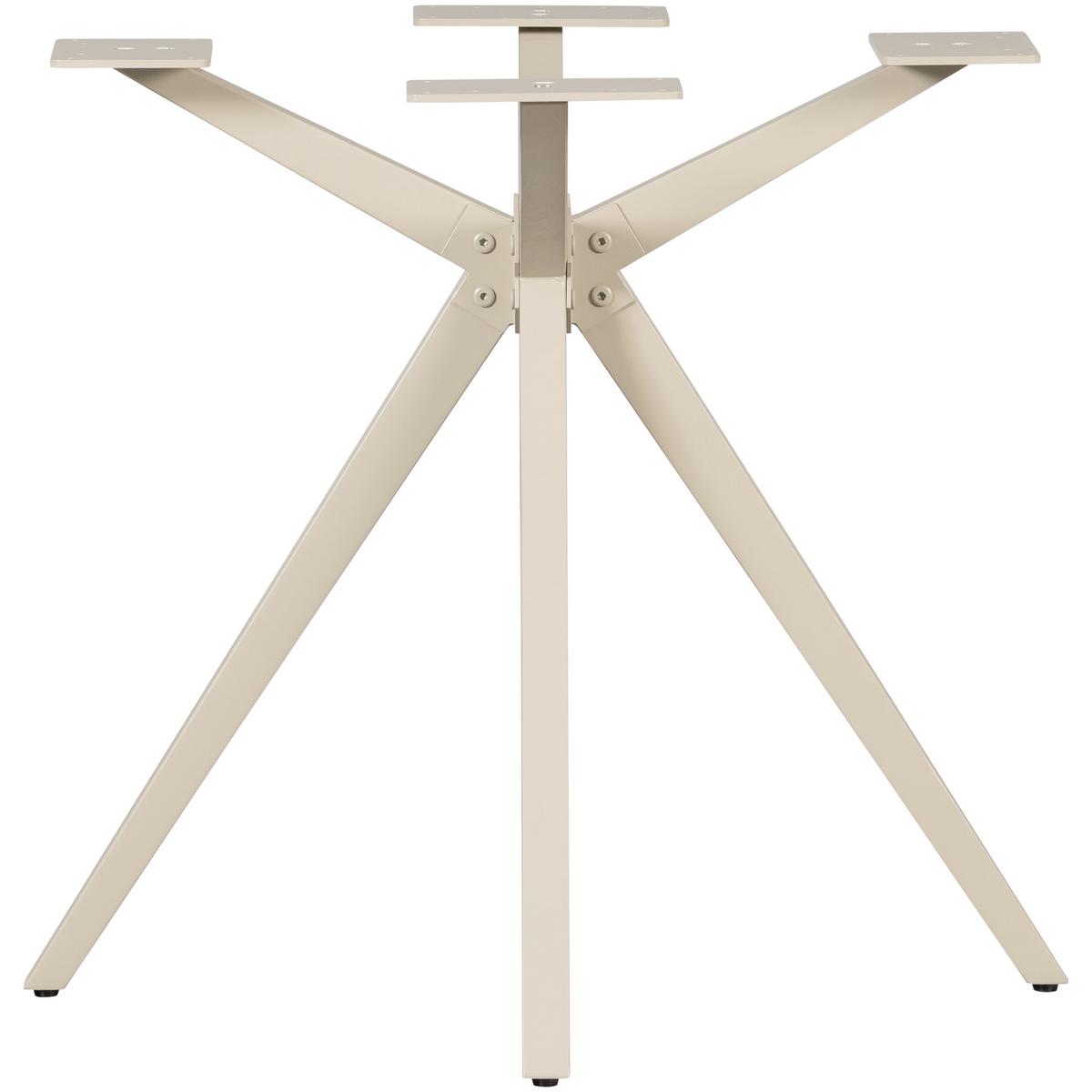 TISCHGESTELL Tablo Grau B: 80cm - Grau, MODERN, Metall (80/72/80cm) - Livetastic