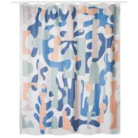 Duschvorhang Solea 100% Polyester - Multicolor, Basics, Textil (180/200cm) - MSV