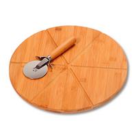 Kesper Pizzateller Bambusholz Rund Bambus ca. 32 cm - Naturfarben, Basics, Holz (32/1,50cm) - Kesper