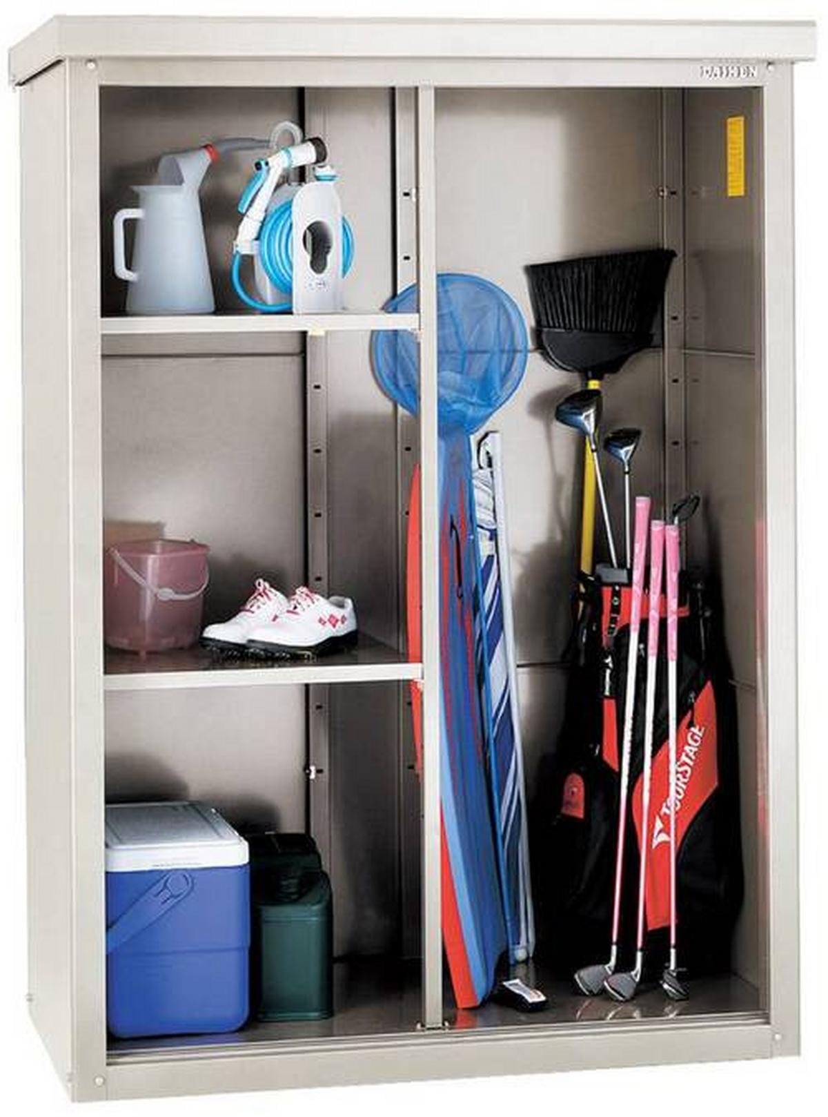 Geräteschrank Stahl Guardian Anthrazit/grau B/h: 90/187cm - Anthrazit/Grau, Basics, Metall (90/187/172cm)