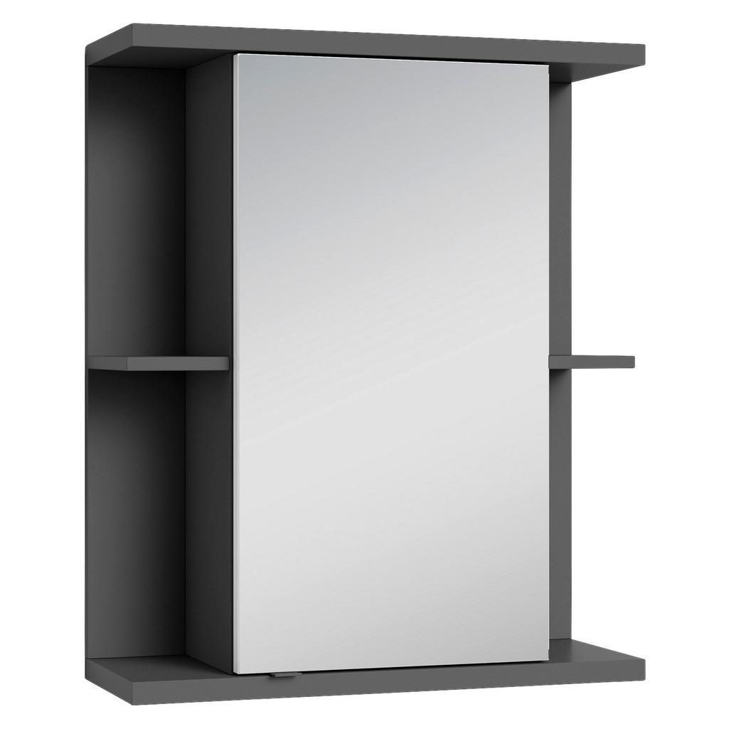 Spiegelschrank Nebraska BHT: 60x70x25 cm Anthrazit