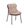 Stuhl Brady 200 Beige/braun - Hellbraun/Beige, Design, Textil (54/84/64cm) - Kayoom