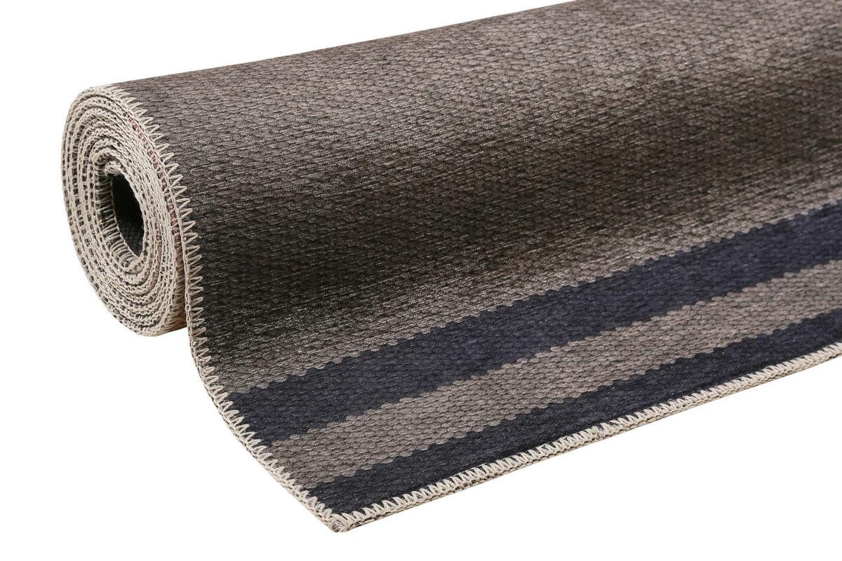 Flachwebteppich Camps Bay Braun/Grau/Orange 120x170 cm - Braun/Orange, KONVENTIONELL, Textil (120/170cm) - Esprit