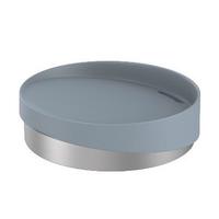 Miska na mydlo Kiru - sivá, Modern, kov/plast (11/3cm) - Premium Living