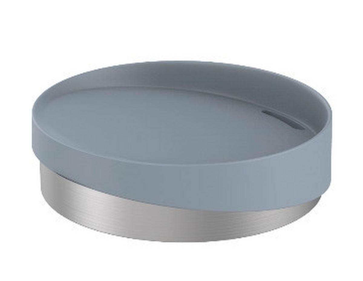 Miska na mydlo Kiru - sivá, Modern, kov/plast (11/3cm) - Premium Living