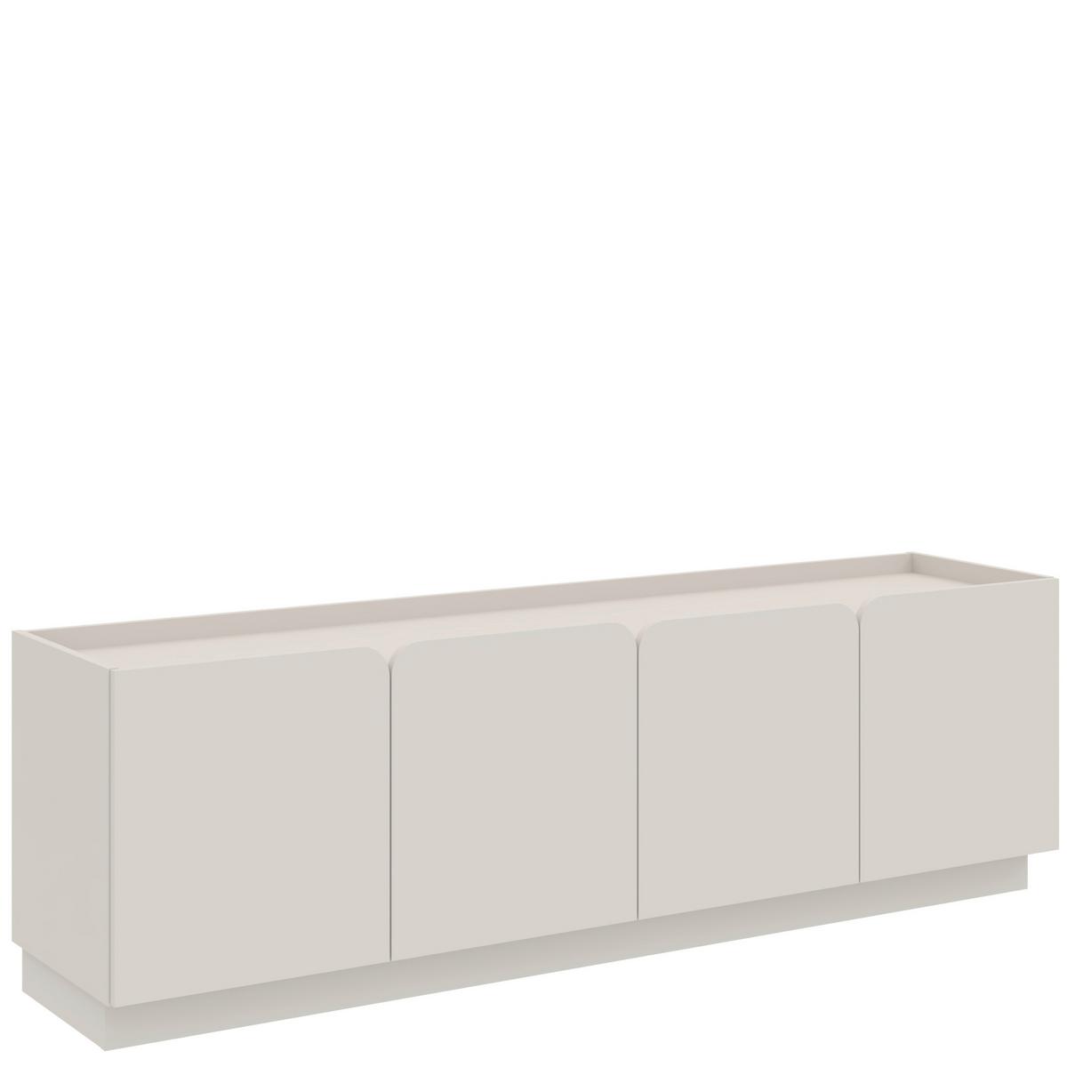 LOWBOARD Nikko Kaschmir B: 180cm - Kaschmir, Design, Holzwerkstoff (180/59,7/40cm) - MID.YOU