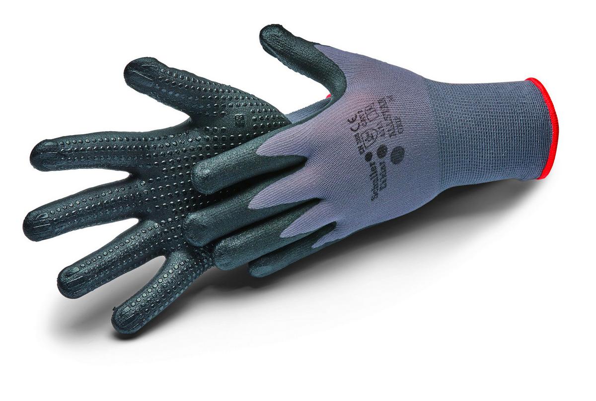 Arbeitshandschuhe Dunkelgrau Gr. M - Dunkelgrau, Basics, Textil (Mnull) - SCHULLER Eh klar