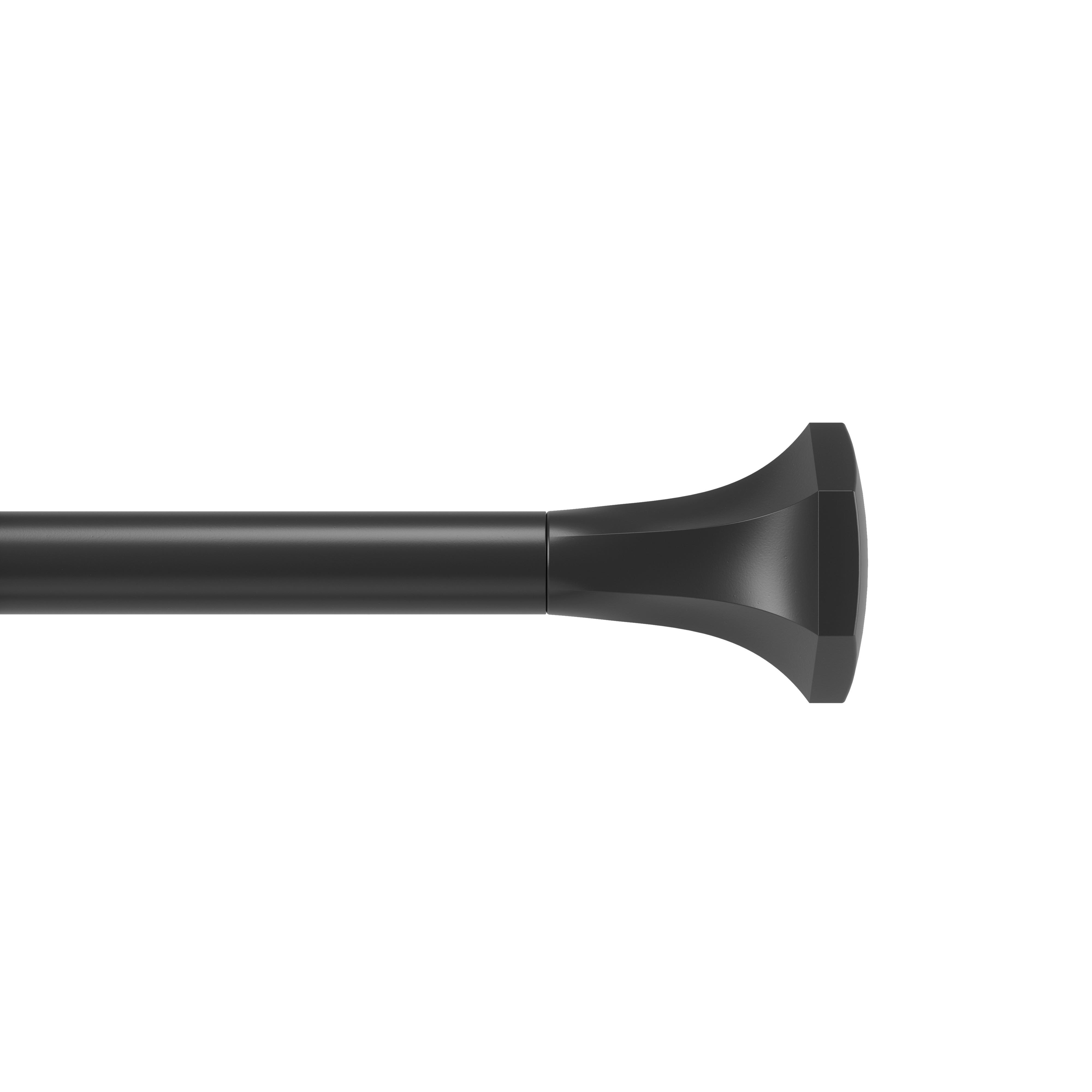 TYČ NA ZÁVĚSY SITA - černá, Konvenční, kov/plast (382cm) - Umbra