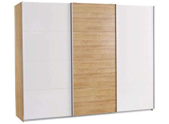 Schwebetürenschrank Leoben B:271cm Eiche/ Grey Dekor - Eichefarben/Grau, MODERN, Holzwerkstoff (271/210/62cm) - Ombra Schwebetürenschrank Leoben B:271cm Eiche/ Grey Dekor - Eichefarben/Grau, MODERN, Holzwerkstoff (271/210/62cm) - Ombra