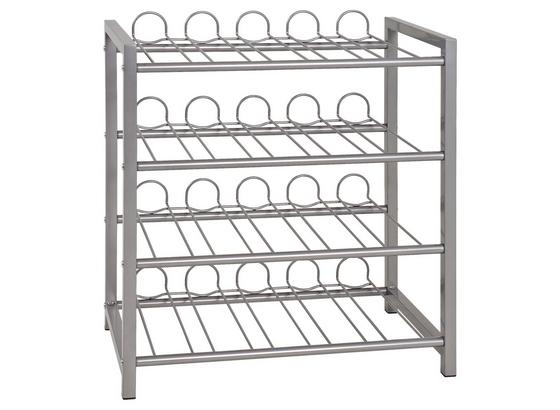Weinregal Evelyn 36 Flaschen - Alufarben, MODERN, Metall (54/60/31cm) Weinregal Evelyn 36 Flaschen - Alufarben, MODERN, Metall (54/60/31cm)