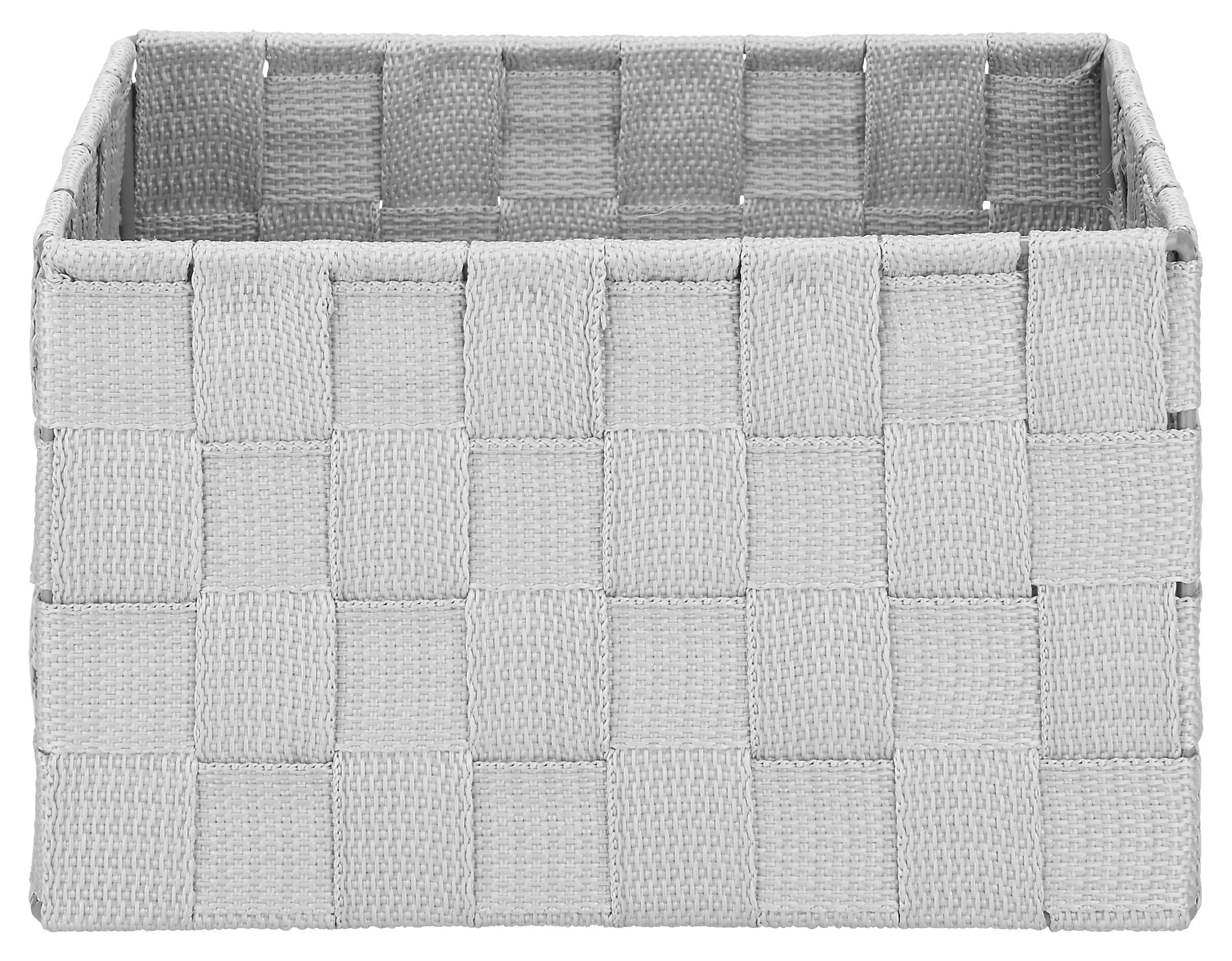 Koš Charlotte - S - světle šedá, kov/plast (20/15/12cm) - Modern Living
