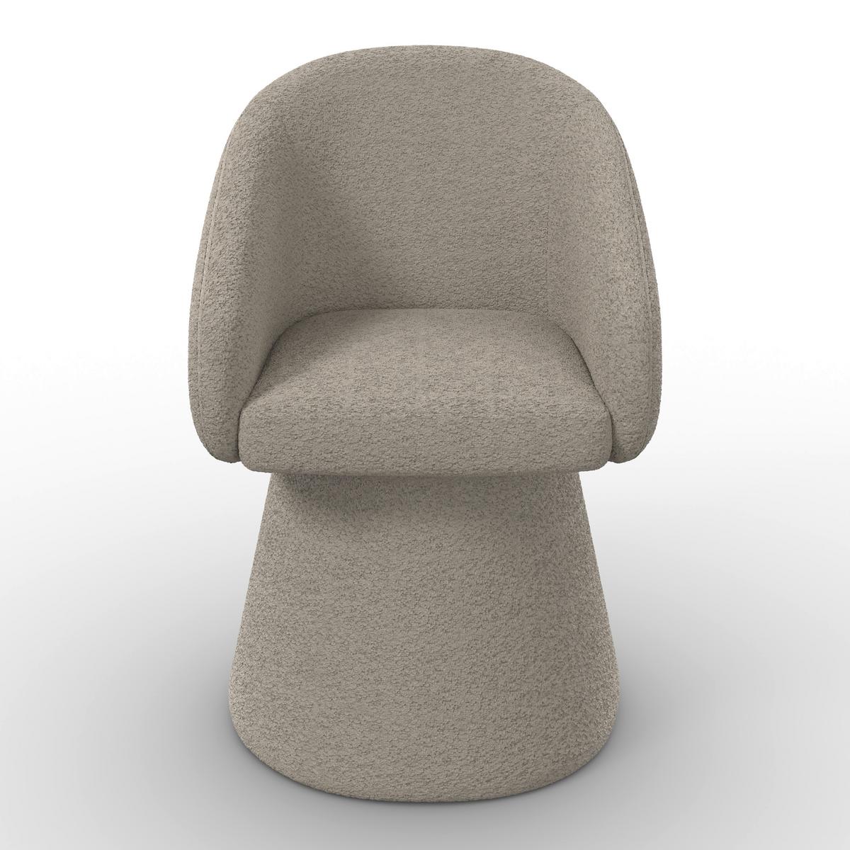 STOLIČKA S PODRÚČKAMI MAIA - sivá, Modern, kov/textil (60/84,5/59cm) - Bessagi Home