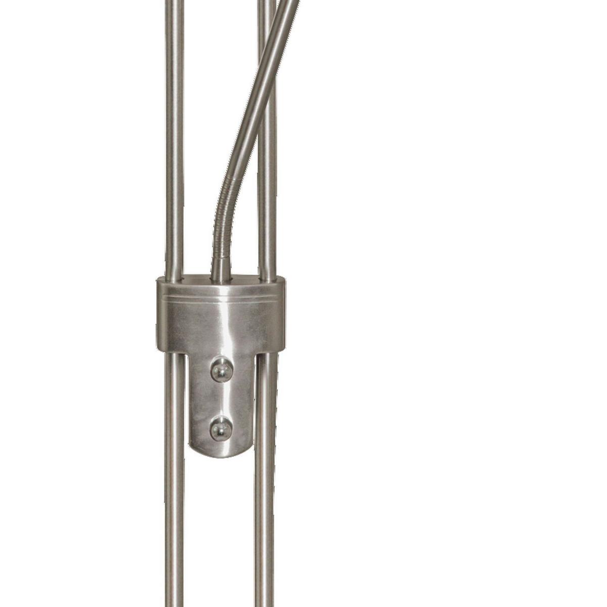 Led-deckenfluter Eu4329ss - Silberfarben, Basics, Glas/Metall (25.4/180cm)