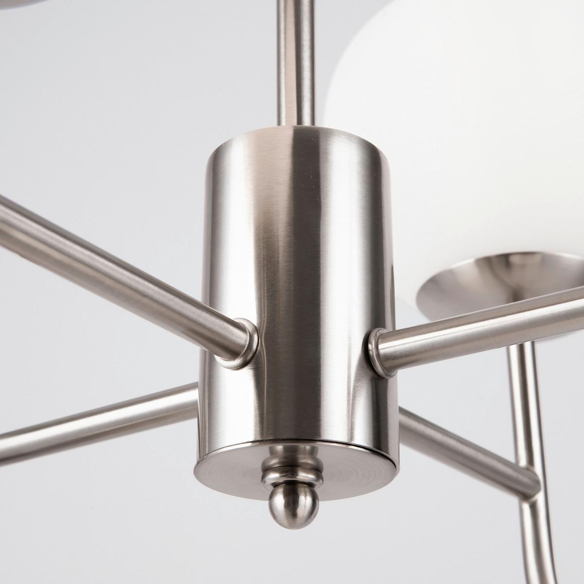 Kronleuchter Erich - Nickelfarben, Trend, Glas/Metall (96/57/26,5cm) - MAYTONI