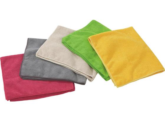 Mikrofasertuch Set Elinja, 5 Stk. - Pink/Gelb, KONVENTIONELL, Textil (50/60cm) - Ombra Mikrofasertuch Set Elinja, 5 Stk. - Pink/Gelb, KONVENTIONELL, Textil (50/60cm) - Ombra