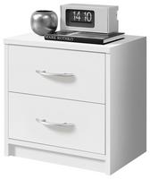 Nachtkästchen mit zwei Laden Nachtkästchen mit zwei Laden