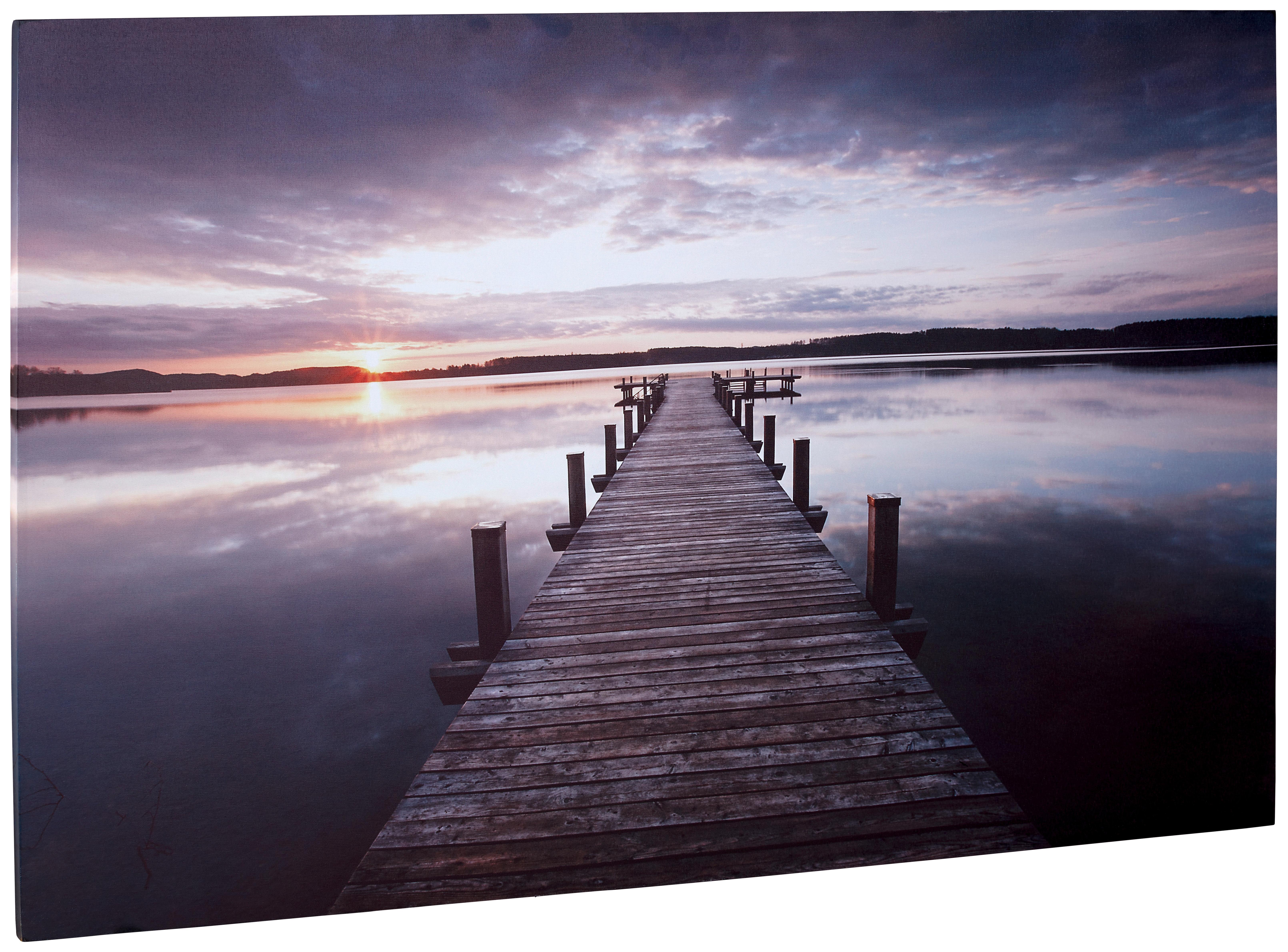 Leinwandbild Charles Versch. Naturmotive 116x78 cm - Multicolor/Naturfarben, Basics, Holz/Textil (116/78/2,3cm) - Luca Bessoni