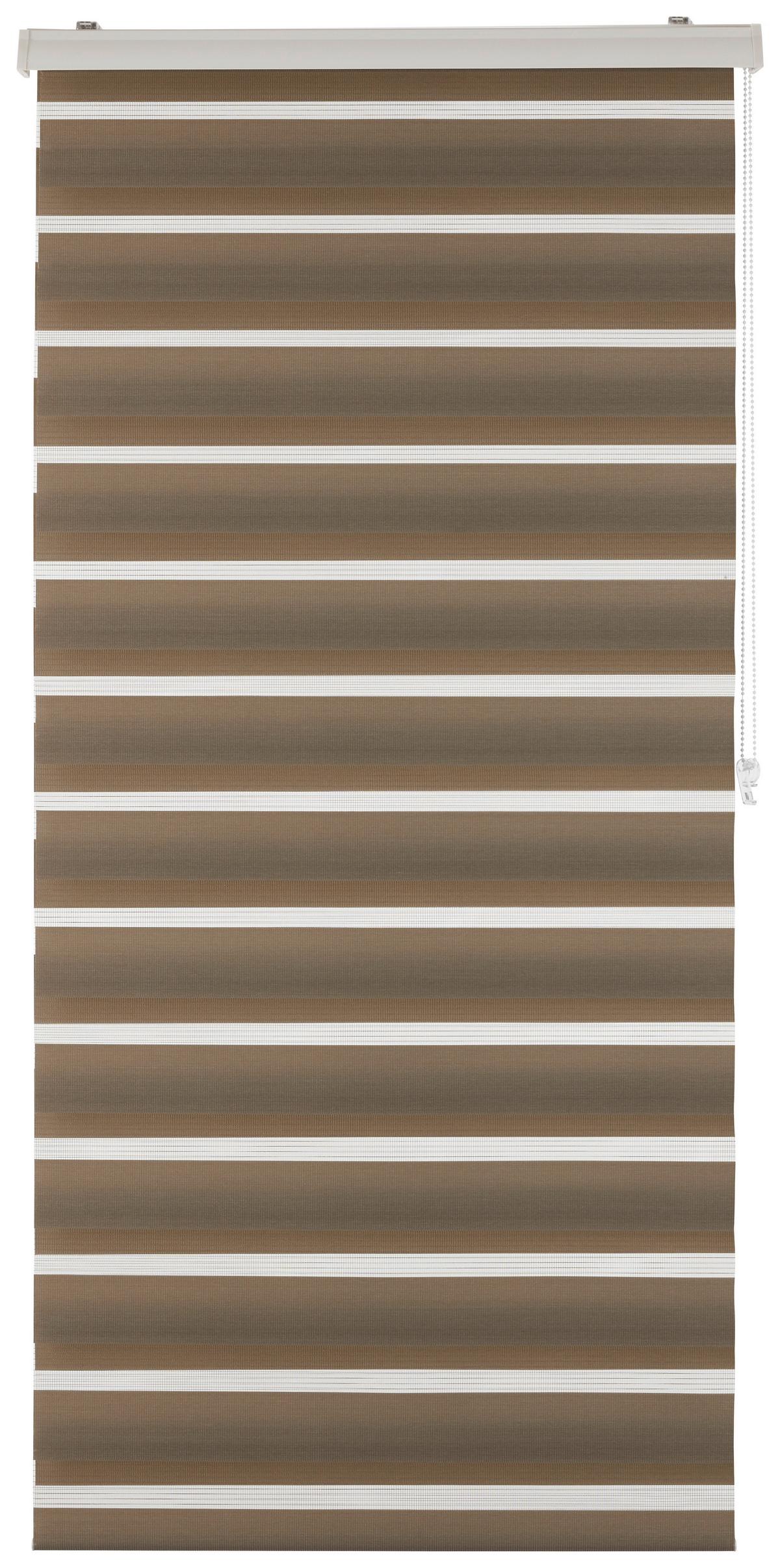 Duoroleta Thomas, 80/160cm, hnědošedá - šedohnědá, textil/plast (80/160cm) - Premium Living