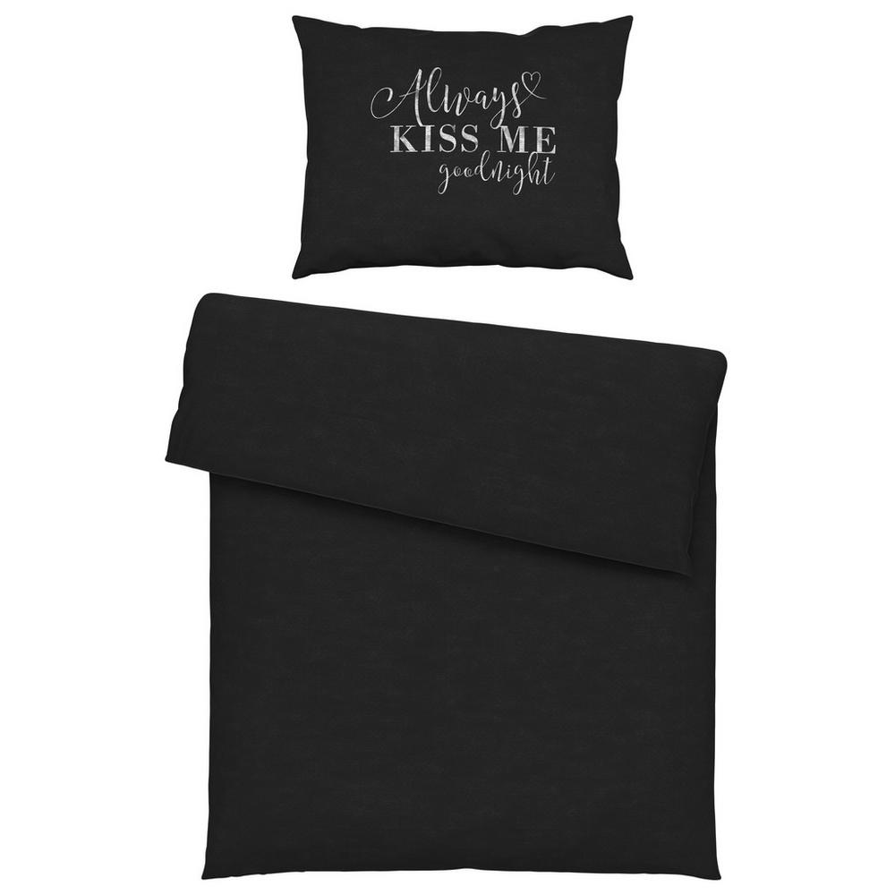 Posteľná Bielizeň Kissy, 140/200cm, Antracit