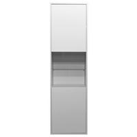 Vitrína Bounty, Sivá - sivá, Moderný (51/182/45cm) - Premium Living