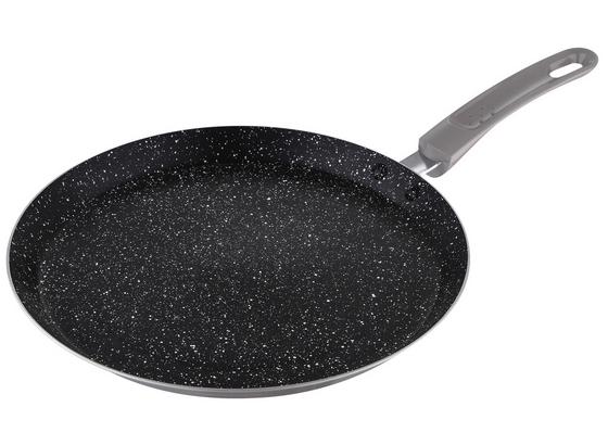 Panvica Na Palacinky Sharon - čierna/sivá, kov (26/2cm) - Modern Living Panvica Na Palacinky Sharon - čierna/sivá, kov (26/2cm) - Modern Living