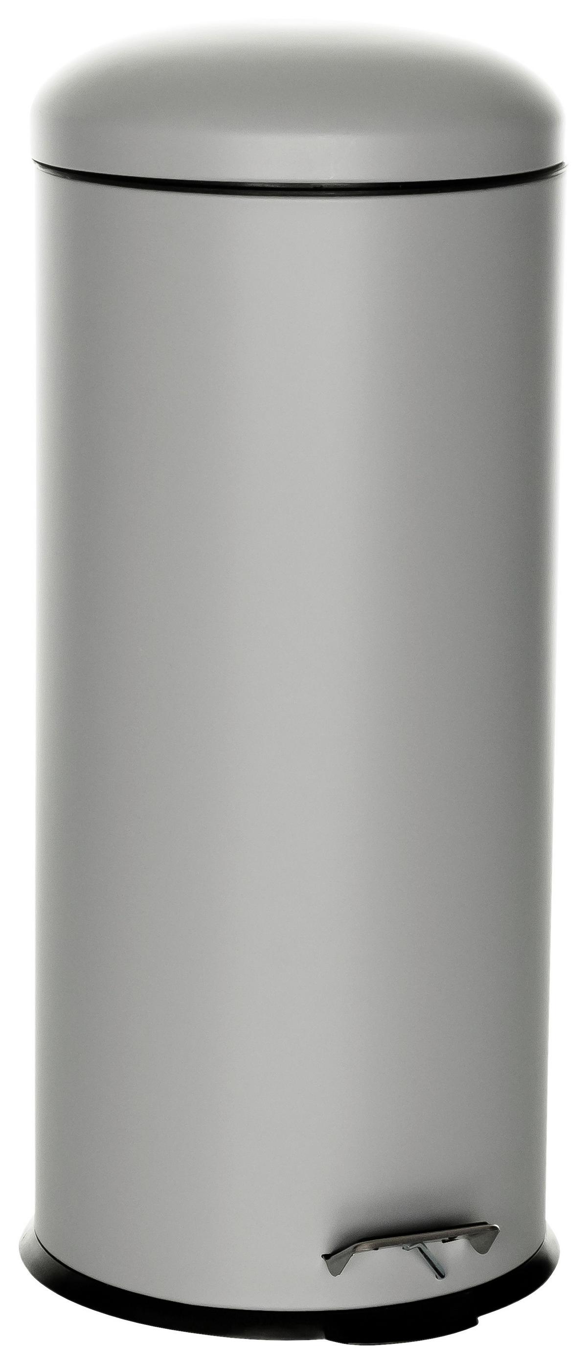 Abfallsammler Clean Viii - Schwarz/Grau, Basics, Kunststoff/Metall (30/69/30cm) - MID.YOU