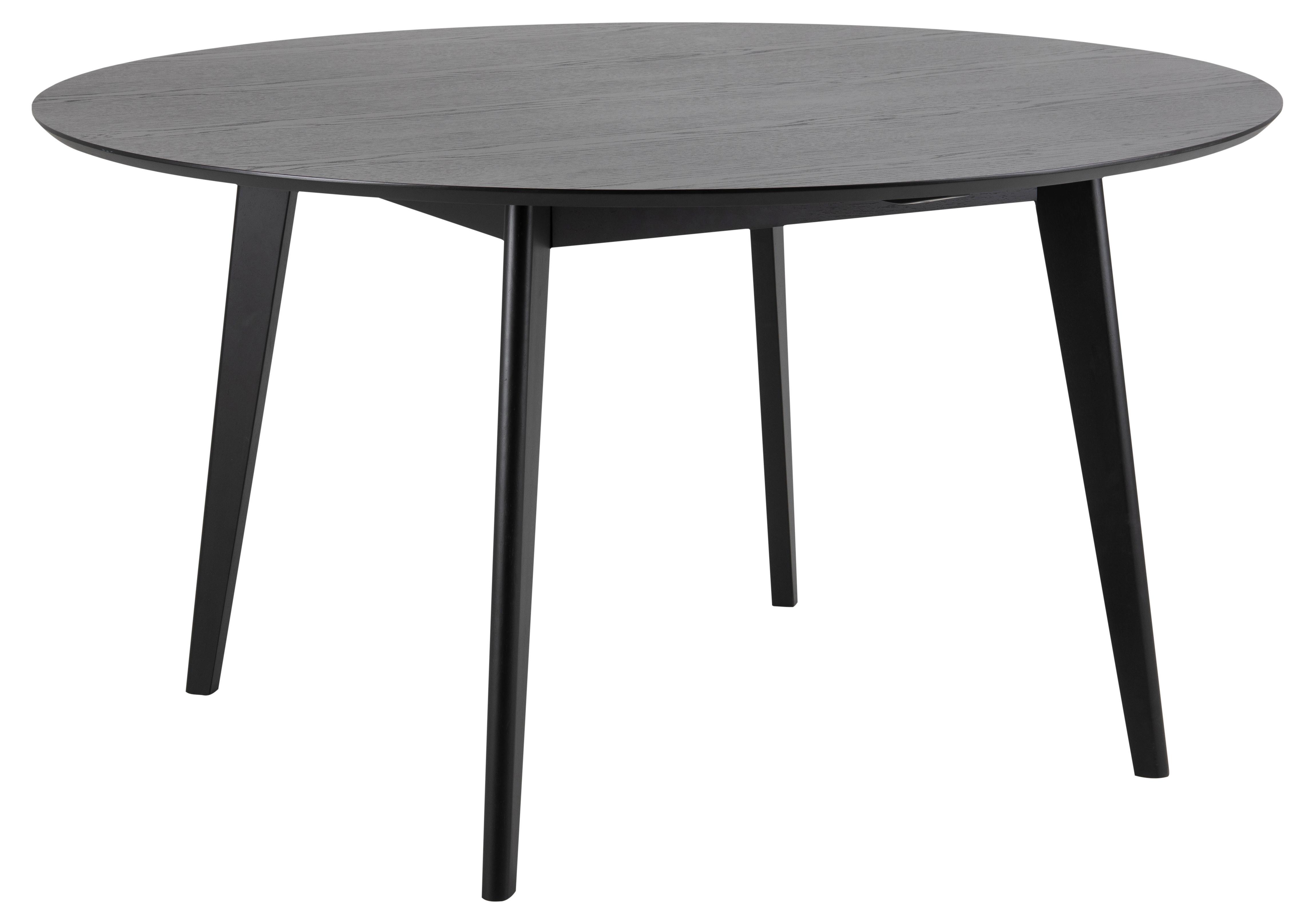 Jedálenský stôl ROXBY dyha 140 cm - čierna, Konventionell, kompozitné drevo (140/76cm) - Livetastic