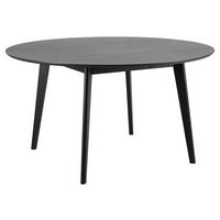 Jídelní stůl ROXBY dyha 140 cm - černá, Konvenční, kompozitní dřevo (140/76cm) - Livetastic