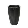 Obal na kvetináč MIRA 30 - čierna, Konventionell, plast (29,0/48,0cm) - Mömax