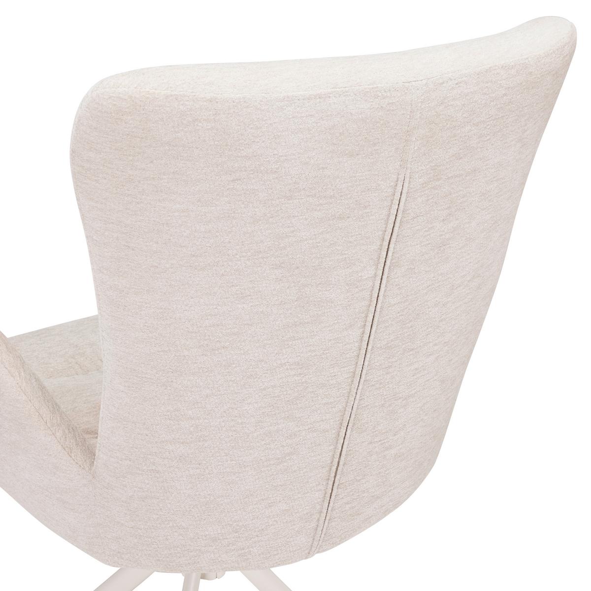 STOLIČKA S PODRÚČKAMI STELLA - béžová, Design, kov/textil (58/91/65cm) - Mömax